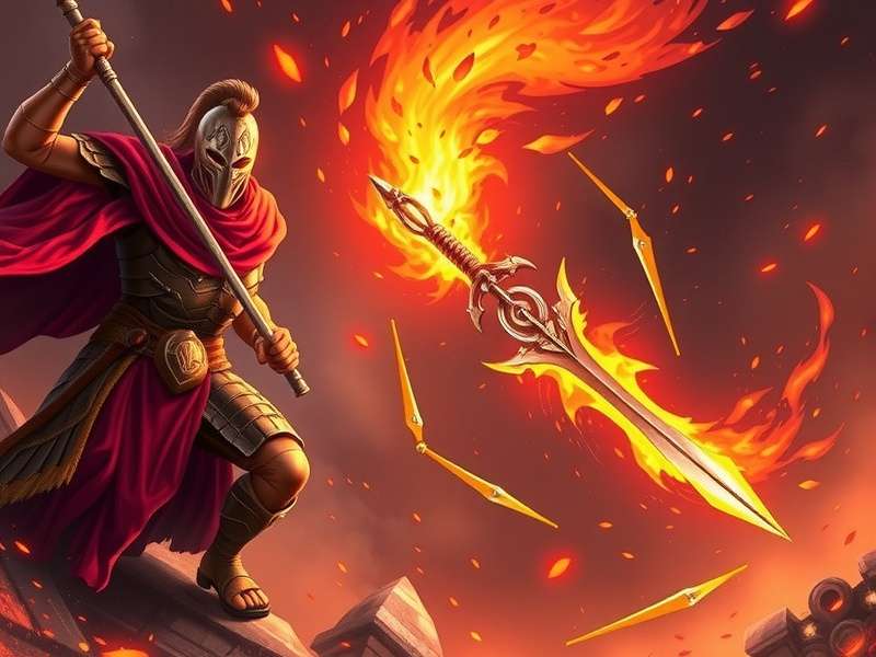 Fire Gladiator X Game Banner